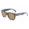 Gafas de sol de hombre LANVIN LNV620S-425 cuadradas de acetato - montura azul, lentes grises, UV400