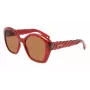 LANVIN Gafas de sol de mujer LNV628S-601 cuadradas - Negras/Gris - 54/19/140 mm