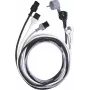 LAPP Cable de alimentación con conector Schuko a conector hembra IEC C13, H05VV-F, 2,5 m, Negro, 10 A, 250 V 73222334