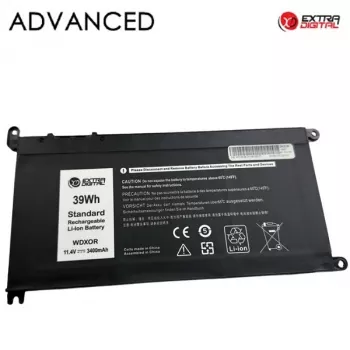 Batería de portátil DELL WDX0R, 3400mAh, Extra Digital Advanced