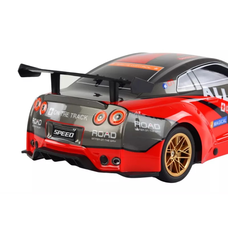 Gran coche deportivo teledirigido 1:10 rojo Lean Toys