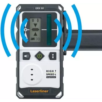 Laserliner 033.55A receptor láser de líneas para láser de rayo rojo
