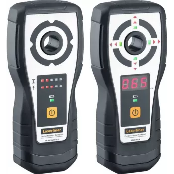 Laserliner 075.400A dispositivo profesional de guiado de taladro para la determinación precisa de puntos de entrada y salida en paredes y techos
