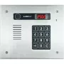 Laskomex CP-2513R INOX Placa de calle audio de acero inoxidable con RFID, 13 viviendas, horizontal, montaje empotrado, plateado
