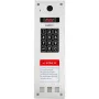 Laskomex CP-2533NR-040 placa de portero audio vertical estrecha, acero inoxidable, con lector RFID