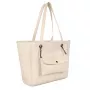 Laura Ashley Bolso de hombro de mujer de piel sintética acolchada color crema - Relief Q LTD CRM (30x30x10 cm)