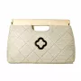 Laura Ashley Bolso de hombro de mujer Valetta crema (30x20x9 cm)