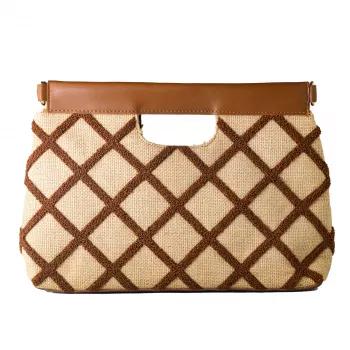 Laura Ashley Bolso de mano acolchado Valetta de mujer 30x20x9 cm