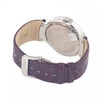 Laura Biagiotti LB0033M-04 Reloj de cuarzo analógico de hombre 40mm Esfera negra Correa de piel auténtica