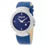 LAURA BIAGIOTTI Reloj de hombre LB0033M-02 40mm acero inoxidable cuarzo analógico esfera negra correa de piel