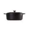 Le Creuset Signature 21178310000430 cocotte ovalada 31 cm, 6,3 l, hierro fundido esmaltado, negro mate