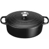 Le Creuset Signature Asador ovalado 31 cm Black Emailschwarz hierro fundido (4.7L)