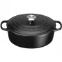 Le Creuset Signature 21178310000430 cocotte ovalada 31 cm, 6,3 l, hierro fundido esmaltado, negro mate