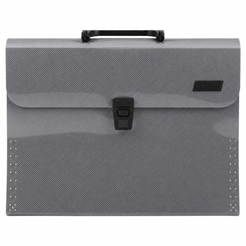 LEAN 31033 Organizador de documentos ampliable A4 13 compartimentos gris