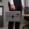 LEAN 31033 Organizador de documentos ampliable A4 13 compartimentos gris