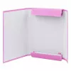 LEAN Carpeta de documentos A4 con goma, tapa dura, rosa, lomo de 4,5 cm
