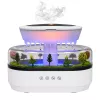 LEAN humidificador difusor de aroma efecto lluvia luz LED con fuente de alimentación