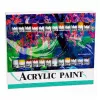 LEAN Set de Pintura Acrílica Artística 24 Colores 12 ml