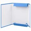 Archivador A4 LEAN azul con goma, lomo de 4,5 cm, cartón laminado, capacidad de 450 hojas