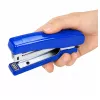 LEAN Grapadora de oficina azul de plástico, hasta 20 hojas, grapas 24/6