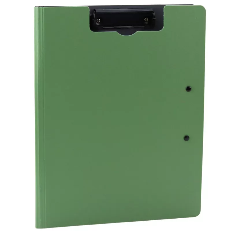 LEAN Tabla con funda dos pinzas A4 plástico verde