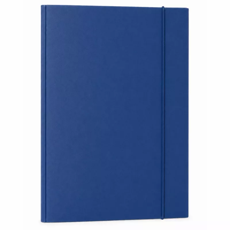 LEAN carpeta de cartón con goma, plastificada, A4, 300 g/m², azul