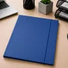 LEAN carpeta de cartón con goma, plastificada, A4, 300 g/m², azul