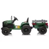 LEAN CARS 24V tractor a batería con remolque verde oscuro - CH9959B
