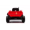 Tractor a batería LEAN CARS 24V HC-306 rojo con remolque