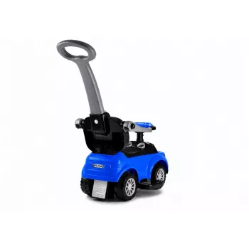 LEAN CARS 614W Coche deslizador infantil con asa y barra de dirección para padres - Azul