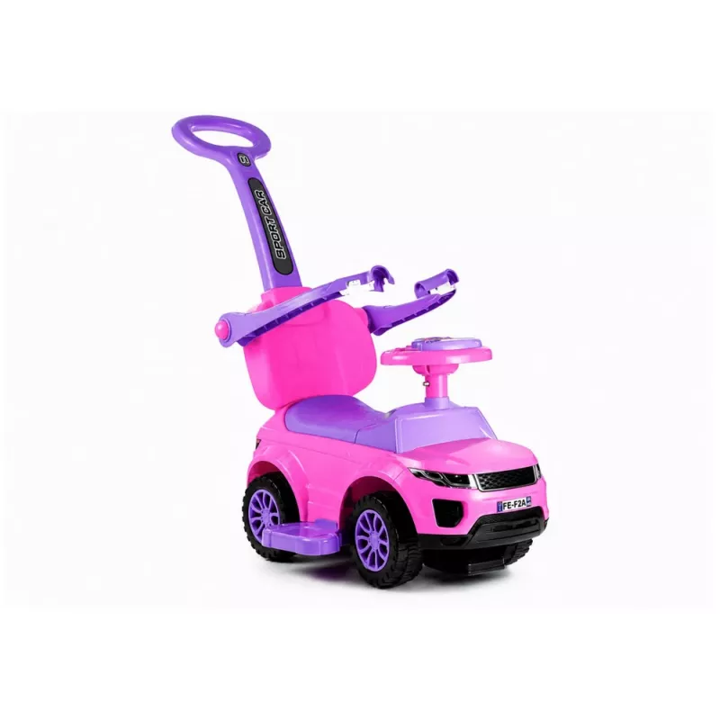 LEAN CARS 614W Andador infantil con asa para padres - rosa