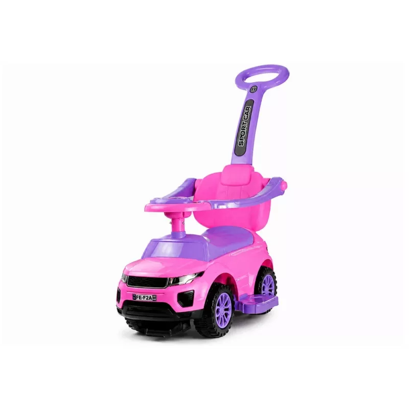 LEAN CARS 614W Andador infantil con asa para padres - rosa