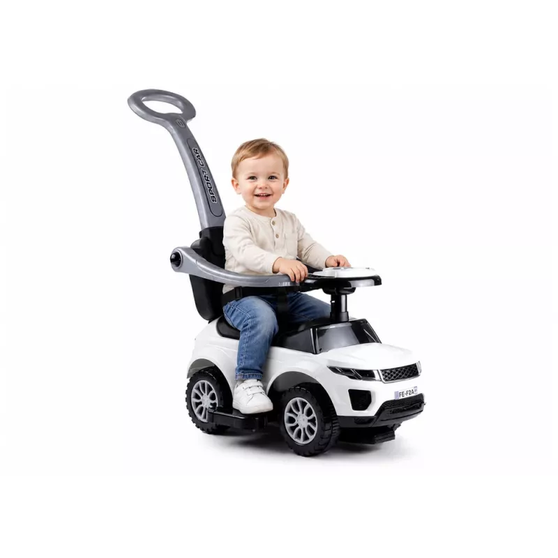 LEAN CARS 614W Andador infantil con asa para padres - blanco