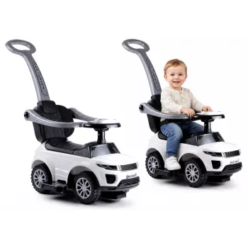 LEAN CARS 614W Andador infantil con asa para padres - blanco