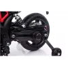 LEAN CARS Aprilia A007 Moto eléctrica infantil negra