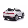 LEAN CARS Audi E-Tron Coche eléctrico para niños blanco QLS-6688 con luces LED y reproductor MP3