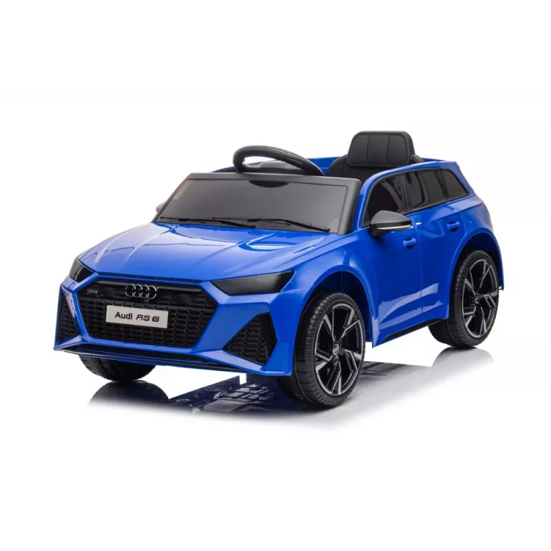 LEAN CARS Audi RS6 BRD-2118 vehículo a batería azul