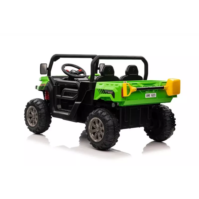 LEAN CARS Coche Battery XMX623 4x4 Green 12V 7Ah SLA AGM