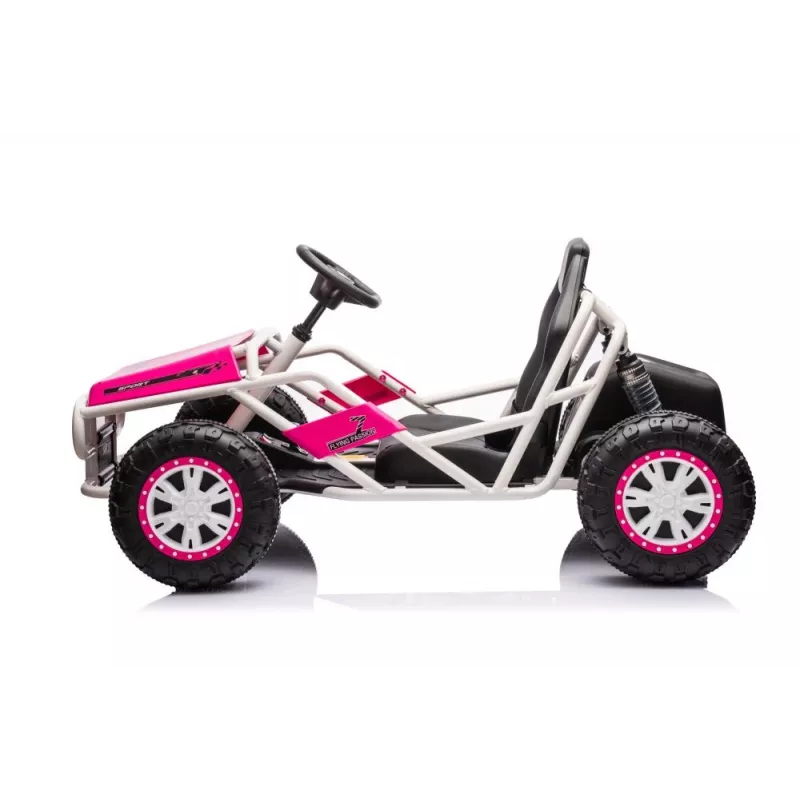 LEAN CARS Coche de batería Buggy A8812 rosa 24V