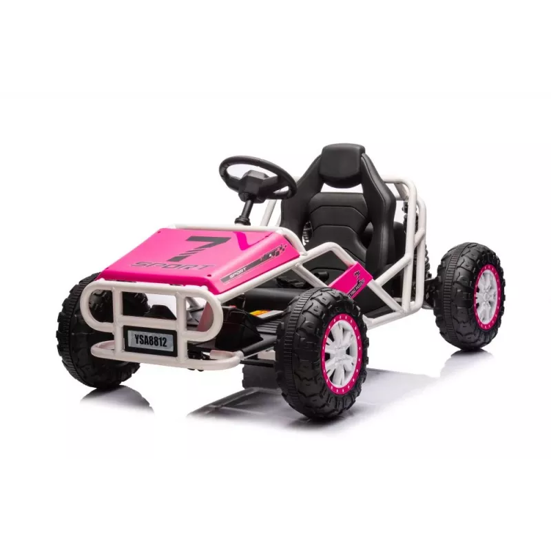 LEAN CARS Coche de batería Buggy A8812 rosa 24V