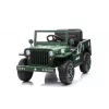 LEAN CARS Coche de batería JH-103 verde militar 4x4