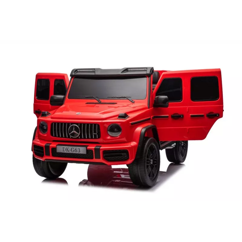 LEAN CARS Coche de batería Mercedes G63 XXL rojo 4x4