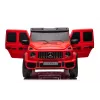 LEAN CARS Coche de batería Mercedes G63 XXL rojo 4x4