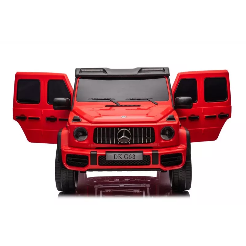 LEAN CARS Coche de batería Mercedes G63 XXL rojo 4x4