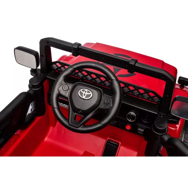 LEAN CARS Coche de batería Toyota FJ rojo 4x4 15763