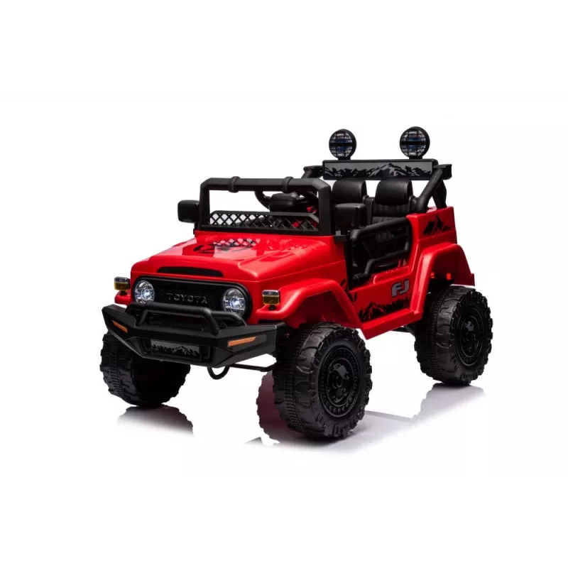 LEAN CARS Coche de batería Toyota FJ rojo 4x4 15763
