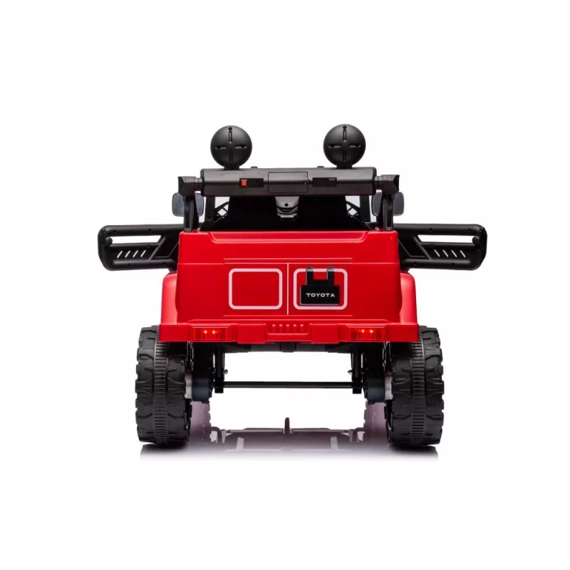 LEAN CARS Coche de batería Toyota FJ rojo 4x4 15763