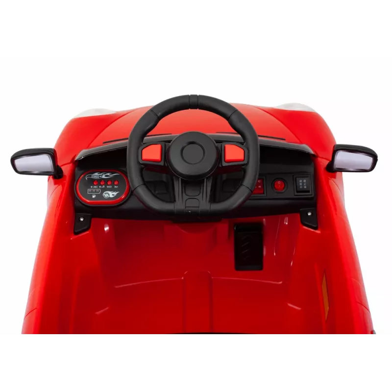 LEAN CARS Coche a pilas WMT-666 Rojo
