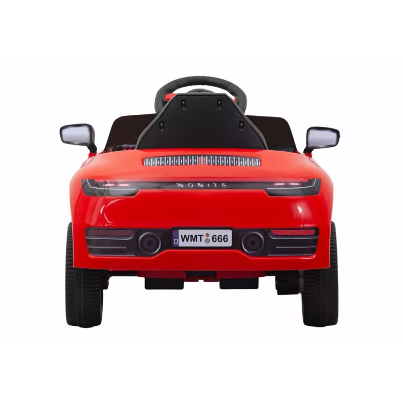 LEAN CARS Coche a pilas WMT-666 Rojo