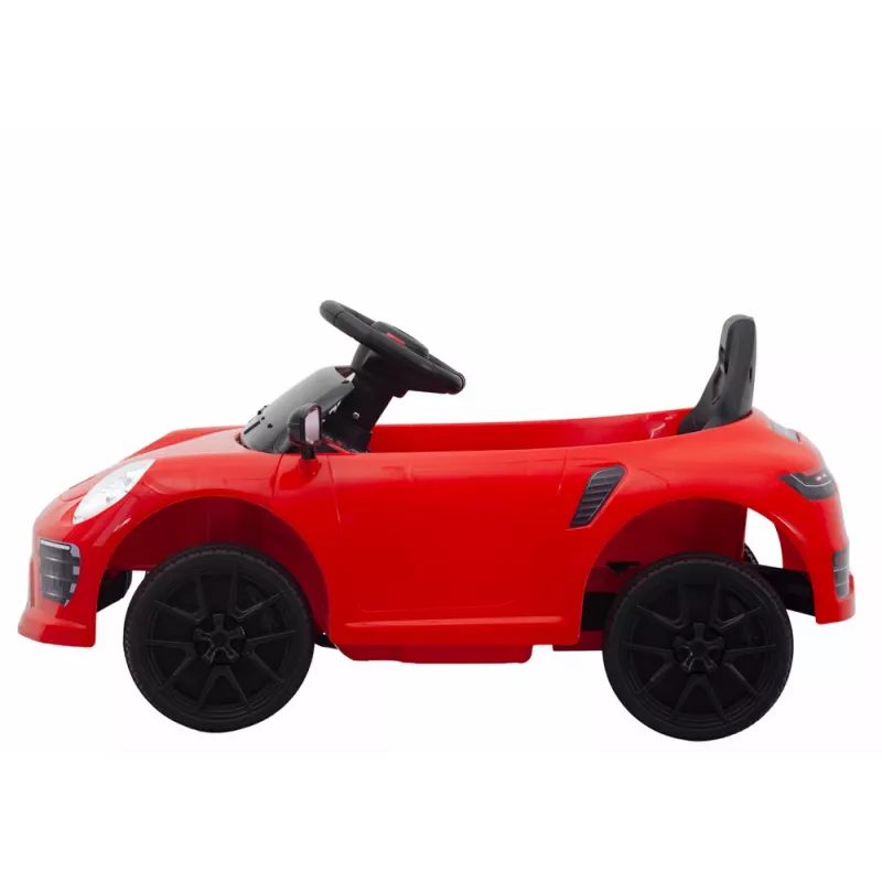 LEAN CARS Coche a pilas WMT-666 Rojo